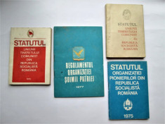 Statutul Organizatiei Pionierilor, UTC, Regulamentul Organizatiei Soimii Patriei foto