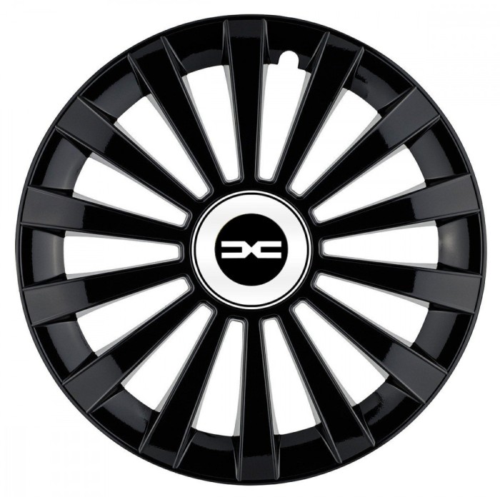 Set 4 capace roti Meridian negru pentru gama auto Dacia Nou, R14