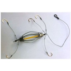montura tip bomba crap si caras cu 5 carlige legate prokarpfishing