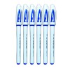Set 6 Pixuri Gel Albastre Ropet, 0.5mm, Scriere Fina, Birou/Scoala, Cerneala de Calitate, Grip Antialunecare, Rechizite