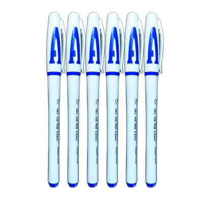 Set 6 Pix cu gel Albastru, 0.5mm, Ropet foto