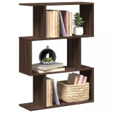 VidaXL Bibliotecă/separator 3 niveluri stejar maro 70x24x97 cm lemn