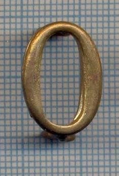 AX 87 INSIGNA MILITARA -NR:,,0&amp;quot;-PENTRU EPOLET, INDICA NUMARUL REGIMENTULUI foto