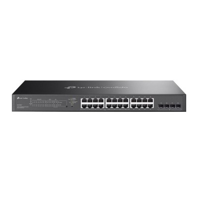 Switch 16 porturi PoE RJ45 1G, 4 x SFP 1G, 8 x RJ45 1G, L2 Management, 1U - TP-Link Omada SG2428LP foto