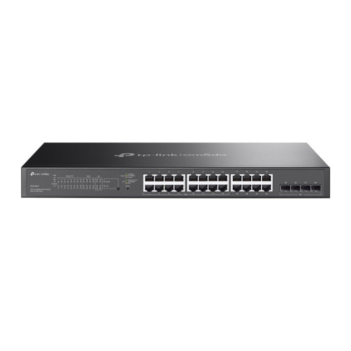 Switch 16 porturi PoE RJ45 1G, 4 x SFP 1G, 8 x RJ45 1G, L2 Management, 1U - TP-Link Omada SG2428LP