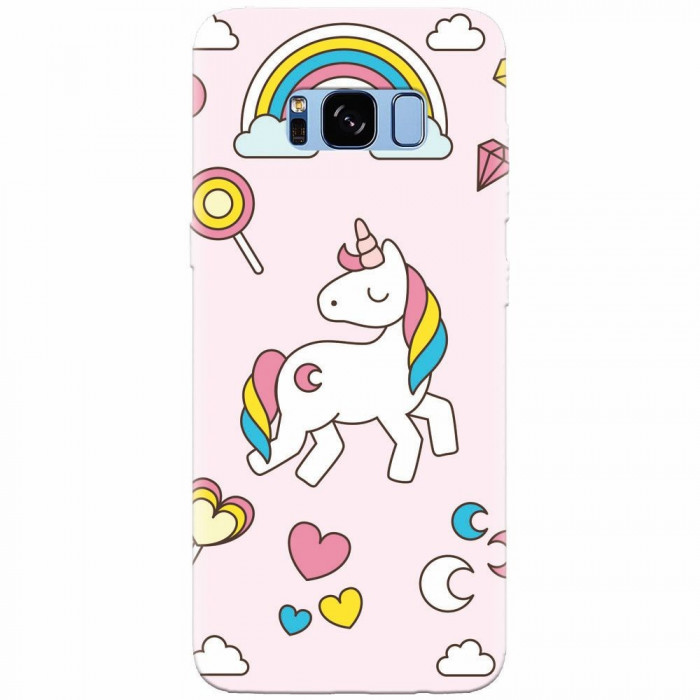 Husa silicon pentru Samsung S8, Cute Unicorn