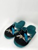 San Jose Sharks papuci de bărbați Team Logo Staycation Slipper - S = 39-41 EU
