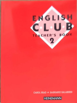 ENGLISH CLUB. TEACHER&amp;#039;S BOOK 2-CAROL READ, SAGRARIO SALABERRI foto