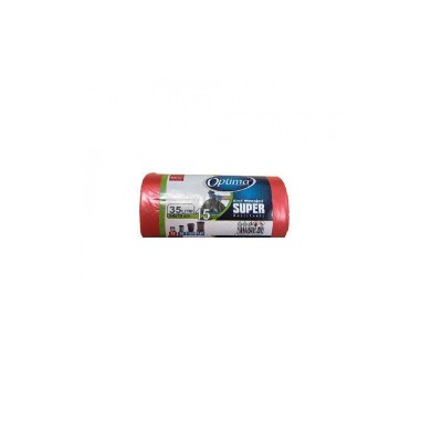 Saci menajeri Sano Optima Super 35L, 15buc rosii foto