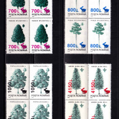 RO 1998 LP 1456 "Specii forestire1994 , supratipar "fauna"" , bloc 4, MNH