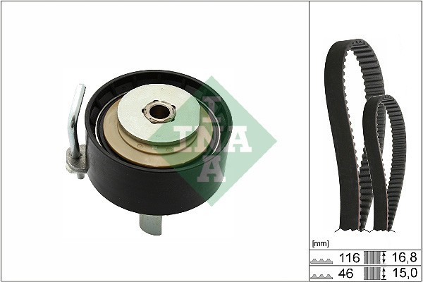 INA 530 0763 10 Set curea de distributie
