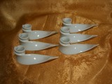 Set sfesnice, supoti lumanari Art Deco Limoges, colectie, vintage