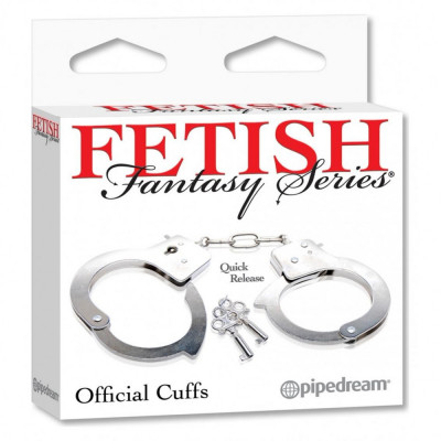 Catuse Metal Pipedream &amp;quot;Official Handcuffs&amp;quot; - Argintiu## foto