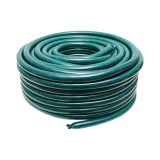 Furtun de gradina PVC verde 1 inch, 50 m, cu insertie textila, 4 bar