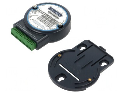 Intrări/ieşiri analogice pentru şină DIN 80x98x25mm -40&amp;divide;70&amp;deg;C - Adaptor de temperatură DIN 80x98x25mm foto