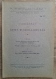Cercetari in grefa pluriglandulara// 1930