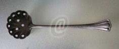 Lingura cu gauri, scoica, cositor, 18 cm foto