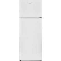 Frigider cu doua usi Heinner HF-V212E++, 212 L, Less Frost, Lumina LED, 3 Rafturi de sticla, Clasa E