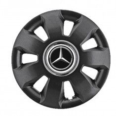 Set 4 Capace Roti pentru Mercedes, model Ares Black, R16