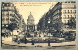 AD 530 C. P. VECHE -PARIS -LA RUE SOUFFLOT ET LE PANTHEON -FRANTA - ANIMATIE, Circulata, Printata