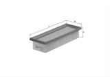 Filtru aer MAHLE LX581