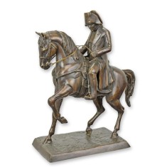 Napoleon calare-statueta din bronz cu un soclu din marmura TBB-50