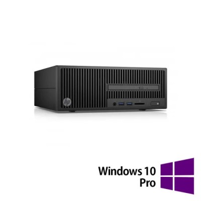 Calculator Refurbished HP 280 G2 SFF, Intel Core i3-6100 3.70GHz, 8GB DDR4, 500GB SATA, DVD-ROM + Windows 10 Pro foto