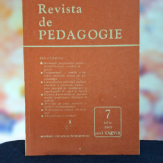 Carte- Revista de pedagogie, nr. 7, 1989, ministerul educatiei si invatamantului