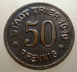 1.106 GERMANIA STADT TRIER NOTGELD 50 PFENNIG 1919 25,7mm, Europa, Fier