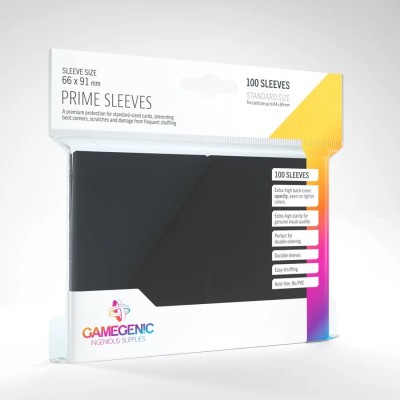 Gamegenic Sleeves - Folie protectie carti, negru foto