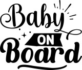Cumpara ieftin Sticker Auto, Baby On Board, 28 cm, 12235ST-2, Oem