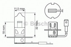 Bec, far faza lunga SUZUKI VITARA (ET, TA) (1988 - 1998) BOSCH 1 987 302 031 foto