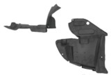 Carenaj roata Subaru Impreza (Gc/Gf), 01.1997-12.2000, partea Stanga, Fata, 59110FA150, 7210FL1T polietilena, doar modelul TURBO