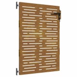 Cumpara ieftin Poarta de gradina 85x150 cm, otel Corten, design patrat