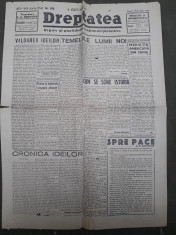 Ziarul Dreptatea 7 februarie 1947 foto