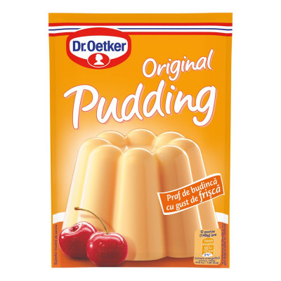 Praf de Budinca cu Gust de Frisca Dr. Oetker, 40 g, Praf pentru Budinca, Mix pentru Budinca, Mix de Budinca, Budinca Instant, Budinca de Frisca, Amest foto