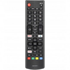 Telecomanda pentru Smart TV LG AKB75675311, x-remote, Netflix, Prime Video, Movies, Negru