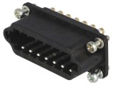 Conector HDC Inserturi Contact Mamă Staf 14 PIN 10A 50V