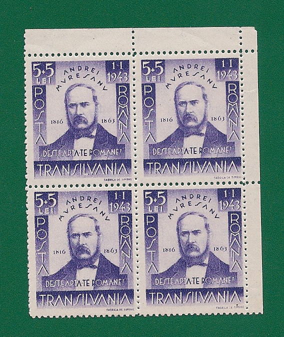 ROMANIA 1942 - ANDREI MURESANU, BLOC, MNH - LP 149