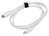 Cablu Apple Lightning la USB C VENTION 1m alb PVC