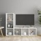 vidaXL Dulapuri TV, 2 buc., alb, 107x35x37 cm, lemn prelucrat 3079934