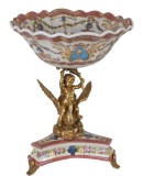 Fructiera cu ingeras din portelan Craquelle ROC097