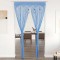 Perdea macrame, albastru, 140 x 240 cm, bumbac