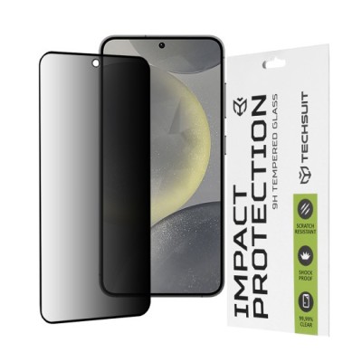 Folie pentru Samsung Galaxy S24 - Techsuit 111D Privacy Full&amp;nbsp;Glue - Black foto
