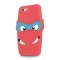 Husa SAMSUNG Galaxy A3 - 3D (Ninja Rosu)