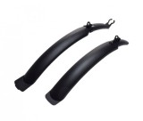 Set aparatori noroi fata+spate plastic, roata 24&quot;-28&quot;, culoare negru Cod:AWR2150