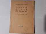 SALONUL OFICIAL DE TOAMNA.DESEN,GRAVURA,AFIS.-1938 c2.