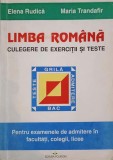 LIMBA ROMANA, CULEGERE DE EXERCITII SI TESTE-ELENA RUDICA, MARIA TRANDAFIR-124493