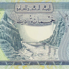Bancnota Irak 500 Dinari 2018 - P98A UNC
