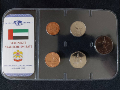 Seria completata monede - Emiratele Arabe Unite , 5 monede foto